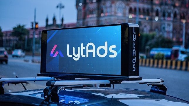 LytAds LED Screen with LytAds logo